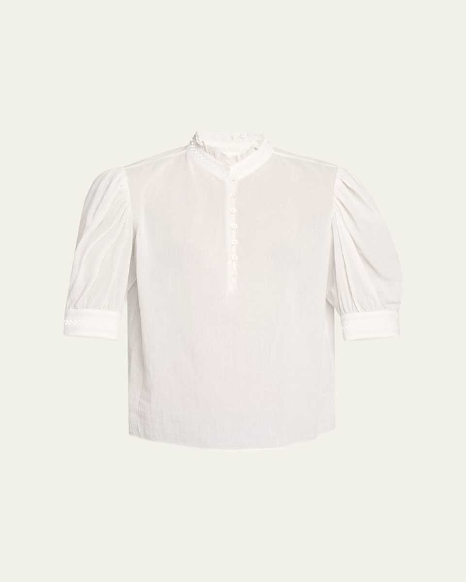 The Ruffle Collar Top